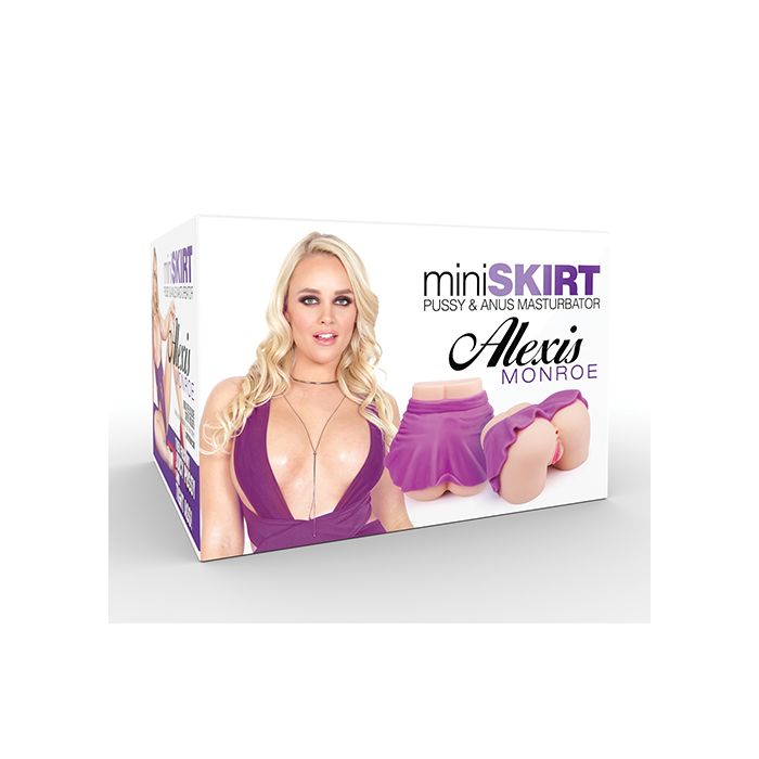 Alexis Monroe Mini Skirt Pussy & Ass Masturbator