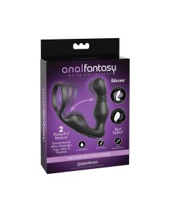 Anal Fantasy Elite Collection Ass-Gasm Pro P Spot Milker - Black