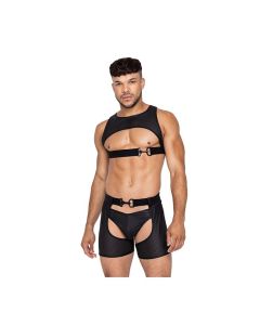 Master Harness w/Hook & Ring Closure Black