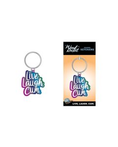 Wood Rocket Live Laugh Cum Keychain - Multi Color