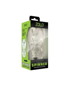 ZOLO Gripz Spinner Stroker - Clear