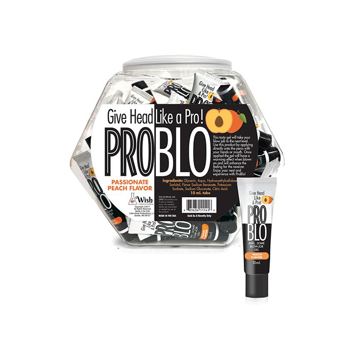 Pro Blo Oral Pleasure Gel - Peach