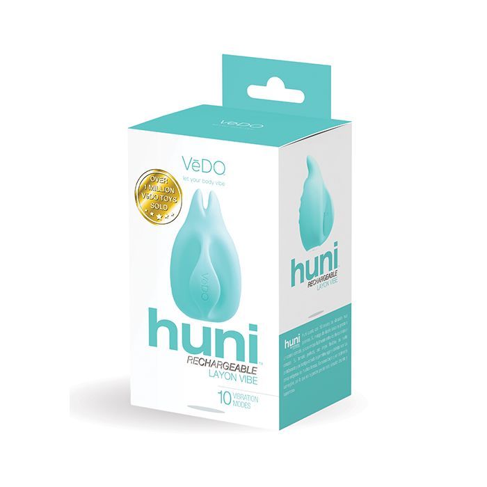 VeDO Huni Rechargeable Layon Vibe - Tease Me Turquoise