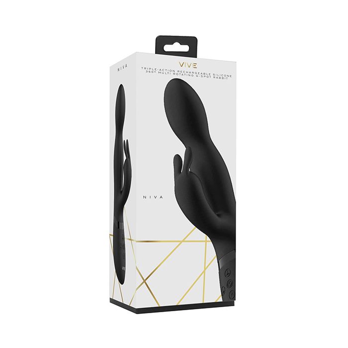 Shots Vive Niva Rotating Rabbit - Black